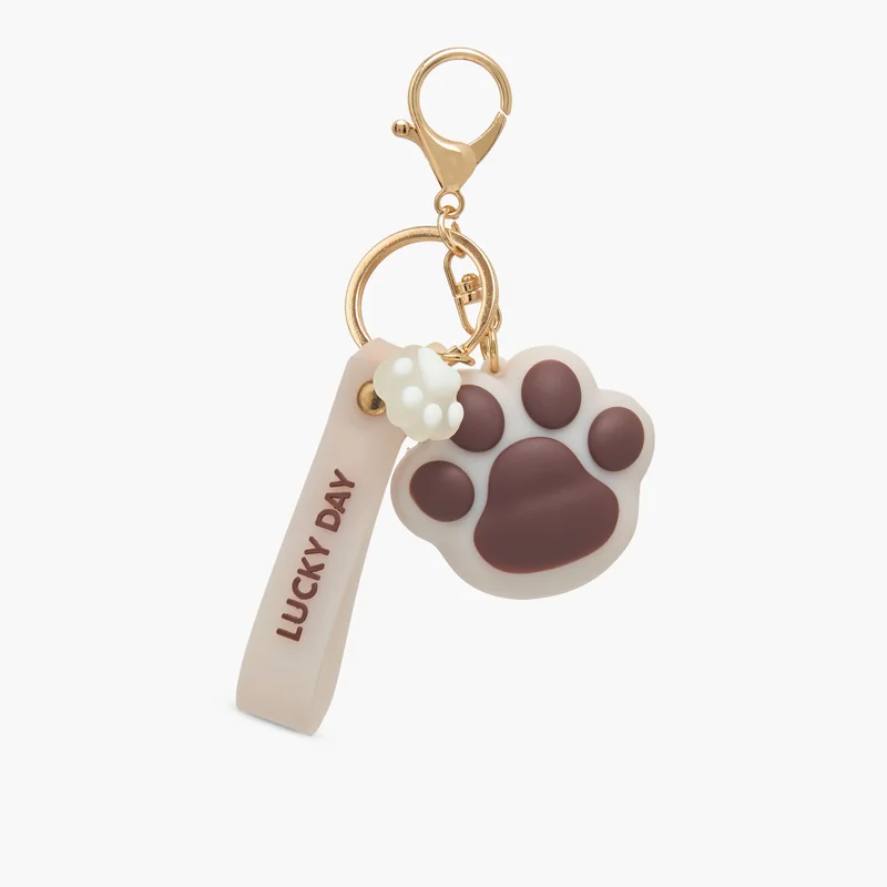 Lifestyle Paw Charm Keyring for Girls